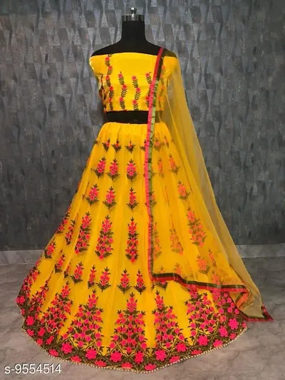 Exclusive Designer Embroidered Trending Lehenga Choli Set for Girls and Kids Lehenga Choli Set