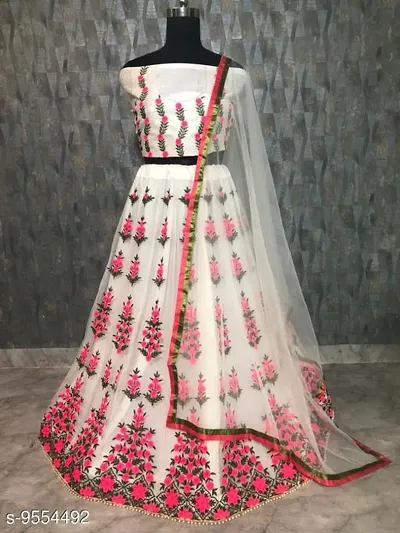 Exclusive Designer Embroidered Trending Lehenga Choli Set for Girls and Kids Lehenga Choli Set