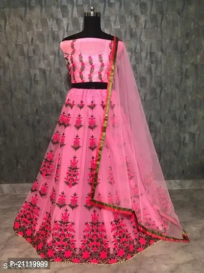 Exclusive Designer Embroidered Trending Lehenga Choli Set for Girls and Kids Lehenga Choli Set