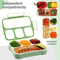 Lunch Box Sealed Leakage Proof 4 compartment pet Lunch box-thumb1