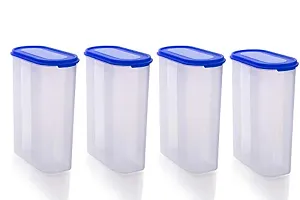 Airtight Plastic Unbreakable Containers 2500ml oval Pack of 6-thumb2