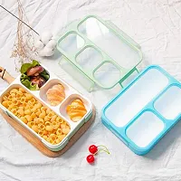 Lunch Box Sealed Leakage Proof 4 compartment pet Lunch box-thumb2