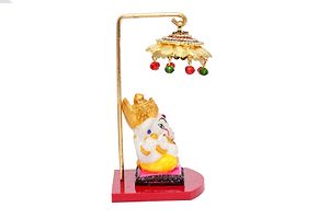 Ganesha Ji Idol For Car Dashboard Office And Study Table-thumb2