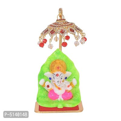 Ganesh Ji With Stand Idols For Car Dashboard Office And Study Table-thumb0