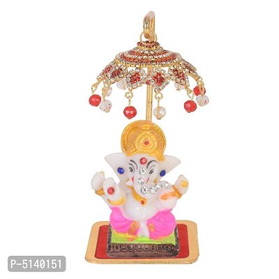 Ganesh Ji With Stand Idols For Car Dashboard Office And Study Table-thumb0