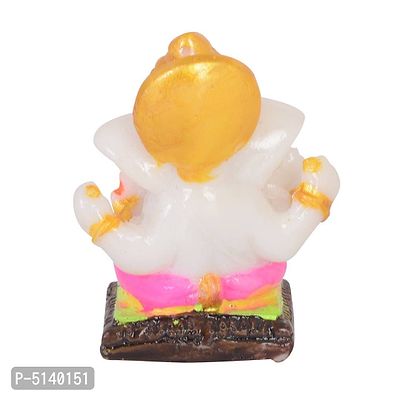 Ganesh Ji With Stand Idols For Car Dashboard Office And Study Table-thumb3