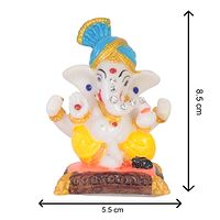 Ganesh Ji With Stand Idols For Car Dashboard Office And Study Table-thumb1