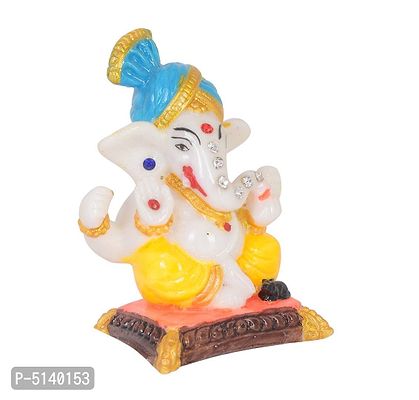 Ganesh Ji With Stand Idols For Car Dashboard Office And Study Table-thumb3