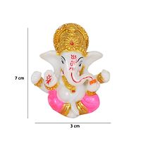 Car Dashboard Idols Ganesh Ji / Office /Study Table / Small Temple Idols-thumb3