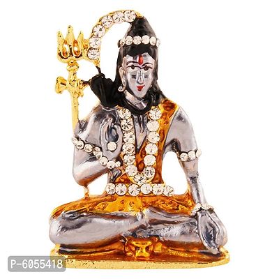 Lord Shiva Statue Figurine Blessing Sitting Pose. .Used For Home/Offices  Car/Study Table And Small Temple
