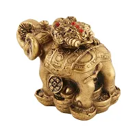 Elephant Idol Showpiece On Sculpture Idol Gifts Item For Positive Wave-thumb2