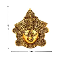 Durga Maa Face Sculpture Showpiece Wall Hanging Idol Statuenbsp;-thumb1