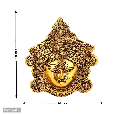 Durga Maa Face Sculpture Showpiece Wall Hanging Idol Statuenbsp;-thumb2