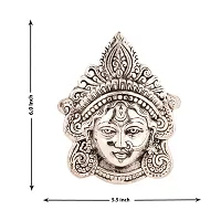 Home Deacute;cor ndash; Metal Maa Durga Face Wall Hanging Vastu ndash; Metal Wall Deacute;cor In Durga Mata Face-thumb1