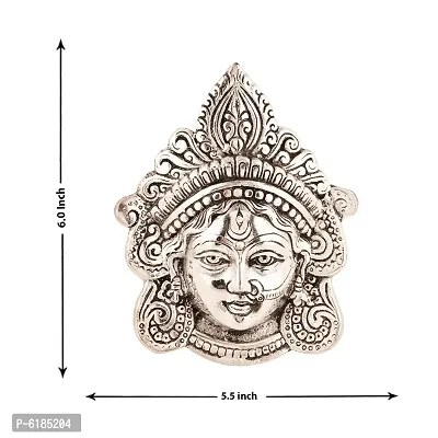 Home Deacute;cor ndash; Metal Maa Durga Face Wall Hanging Vastu ndash; Metal Wall Deacute;cor In Durga Mata Face-thumb2