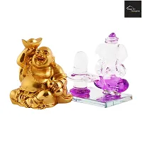 Beautiful  Crystal Lord Ganesha Idol For Home Temple Office Decoration And Buddha-thumb3