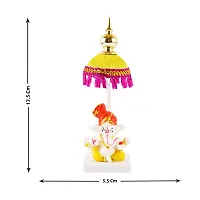 Trendys Lord Chatri Ganesha Pagri Showpiece-thumb3