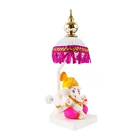 Trendys Lord Chatri Ganesh Pagri Showpiece-thumb1