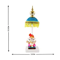 Trendys Lord Chatri Ganesh Pagri Stone Showpiece-thumb3