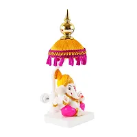 Trendys Lord Chatri Pagri Ganesh Showpiece-thumb1