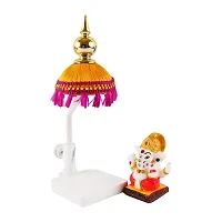 Trendys Lord Chatri Ganesh Idols Stone Showpiece-thumb2