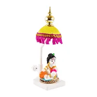 Trendys Lord Yellow Chatri Ladu Gopal Showpiece-thumb1