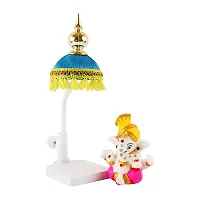 Trendys Lord Chatri Ganesh Pagri Stone Showpiece-thumb2