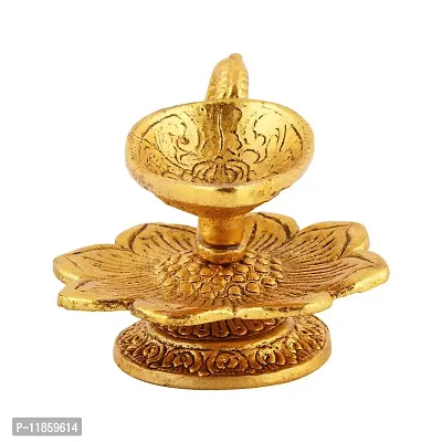 Oil Diya - Hand Craved Diya for Puja Diwali Home Temple Articles Decoration Gifts-thumb0