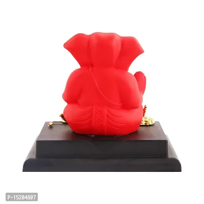 Ganesh ji idol with chowki for car dashboard statue /office /room table showpices-thumb3