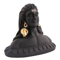 Adiyogi Shiva Statue for Car dashboard for Home  Office Decor (ADIYOGI JI in Black)-thumb1