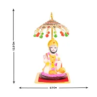 Hanuman Marble Statue for Car Dashboard with Umbrella  Office Table study Table  Deacute;cor showpices-thumb3