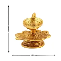Oil Diya - Hand Craved Diya for Puja Diwali Home Temple Articles Decoration Gifts-thumb1