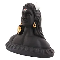Adiyogi Shiva Statue for Car dashboard for Home  Office Decor (ADIYOGI JI in Black)-thumb2