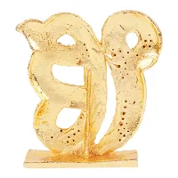 Ek Omkar Symbols  Matel Of Sikhism Idol Decorative Showpiece For Car Dashboard Idols /Office /Study Table Decor Idols-thumb1