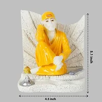 Sai Baba Idol For Car Dashboard Office And Study Table-thumb3