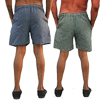 Gold Stitch Men's Cotton Stripes Boxer Pant Pack of 2.-thumb2