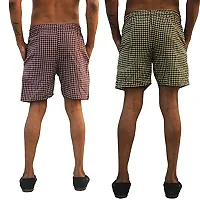 Gold Stitch Men's Cotton Stripes Boxer Pant Pack of 2.-thumb1