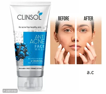 Charcoal Facewash  CLINSOL ( Pack Of 1 )-thumb0