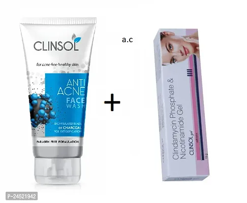 CLINSOL FACE WASH AND CLINSOL GEL