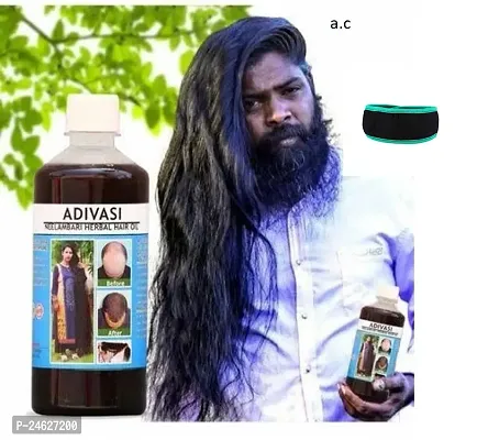 Adivashi hair oil with facial band-thumb0