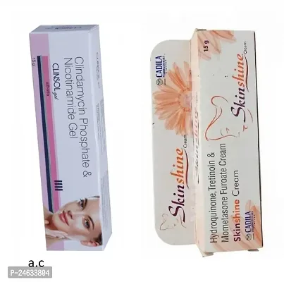 Clinxa - Tube of 15g Gel with skin shine cream combo