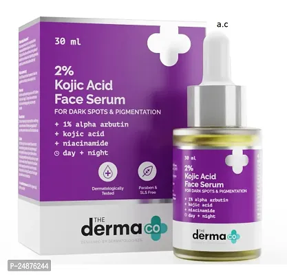 The Derma Co 2% Kojic Acid Face Serum With 1% Alpha Arbutin  Niacinamide For Dark Spots  Pigmentation, 30ml-thumb0