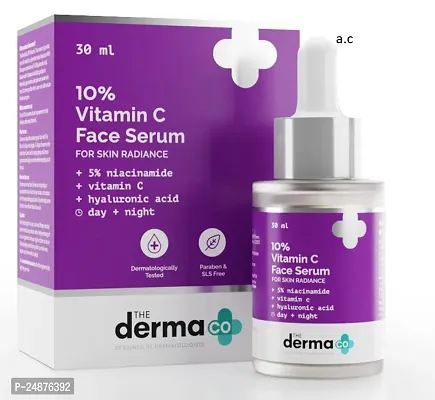 The Derma Co 10% Vitamin C Face Serum with Vitamin C, 5% Niacinamide-thumb0