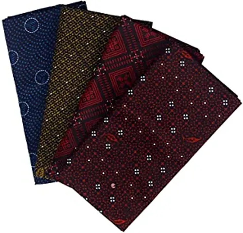 Ragini 100% PureCotton Printed Lungis for Men (Multi-Coloured) 2 Meter