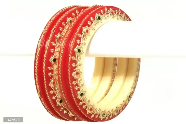 Fancy Bangles For Women Pack of 4-thumb0