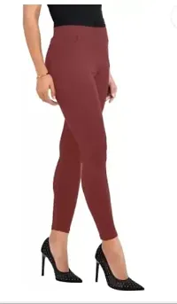 Shyam FASTION LIFENEEDS Churidar Length Ethnic WEAR Legging Dark Red-thumb2