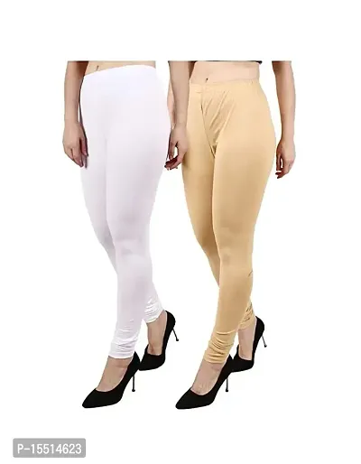 Ajay Gurap Fashion Slim Fit Solid Ankle Length Stretchable and High Waist Leggings for Women and Girls Grey