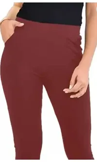 Shyam FASTION LIFENEEDS Churidar Length Ethnic WEAR Legging Dark Red-thumb3