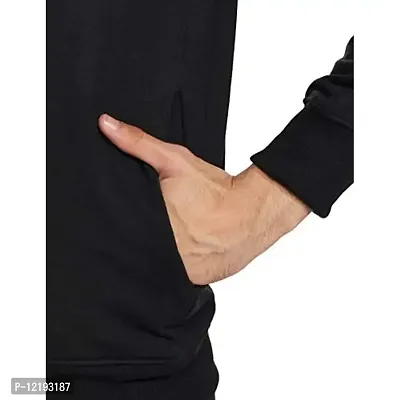 TeeBustrr Men's Graphic Print Regular Jacket (TB-FBA-Full-zip-jacket-NOPE-XL_Black_XL)-thumb3