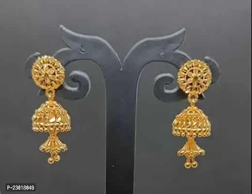 Multicoloured Alloy  Jhumkas Earrings For Women-thumb0